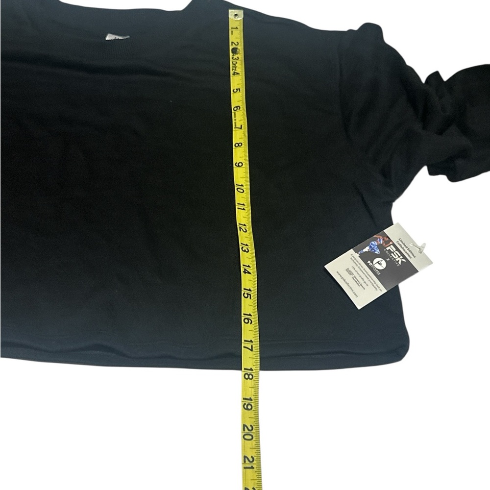 NWT,‎ 90 Degree By Reflex Black Crop Sweatshirt - Picture 6 of 6